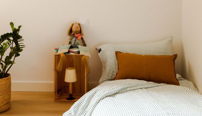 Ropa de cama de lino para renovar el dormitorio de tus hijos – dE
