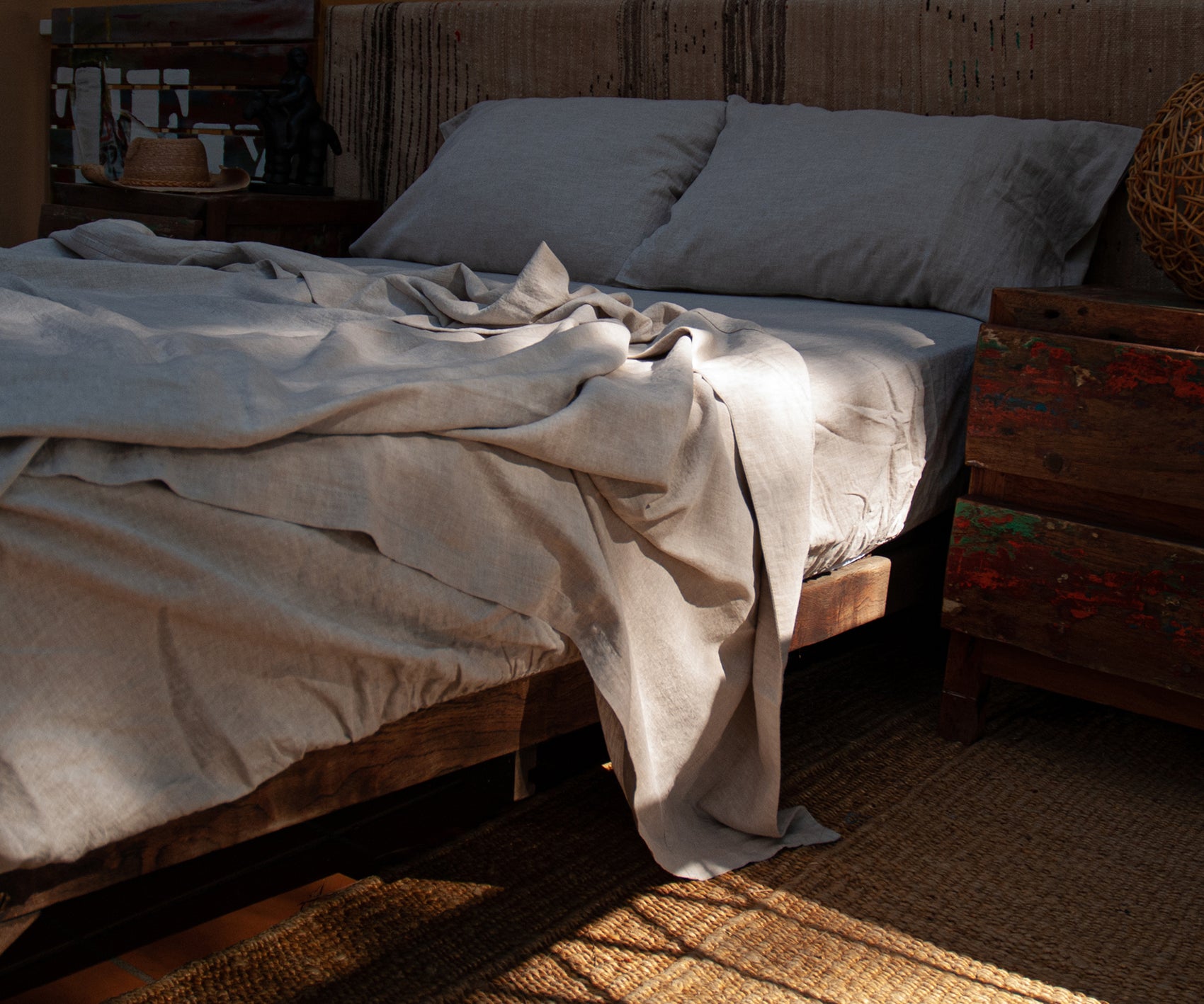 Linen top sheets