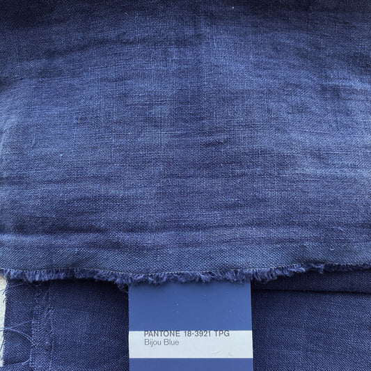 Juego completo lino AZUL JEAN-170gr/m2