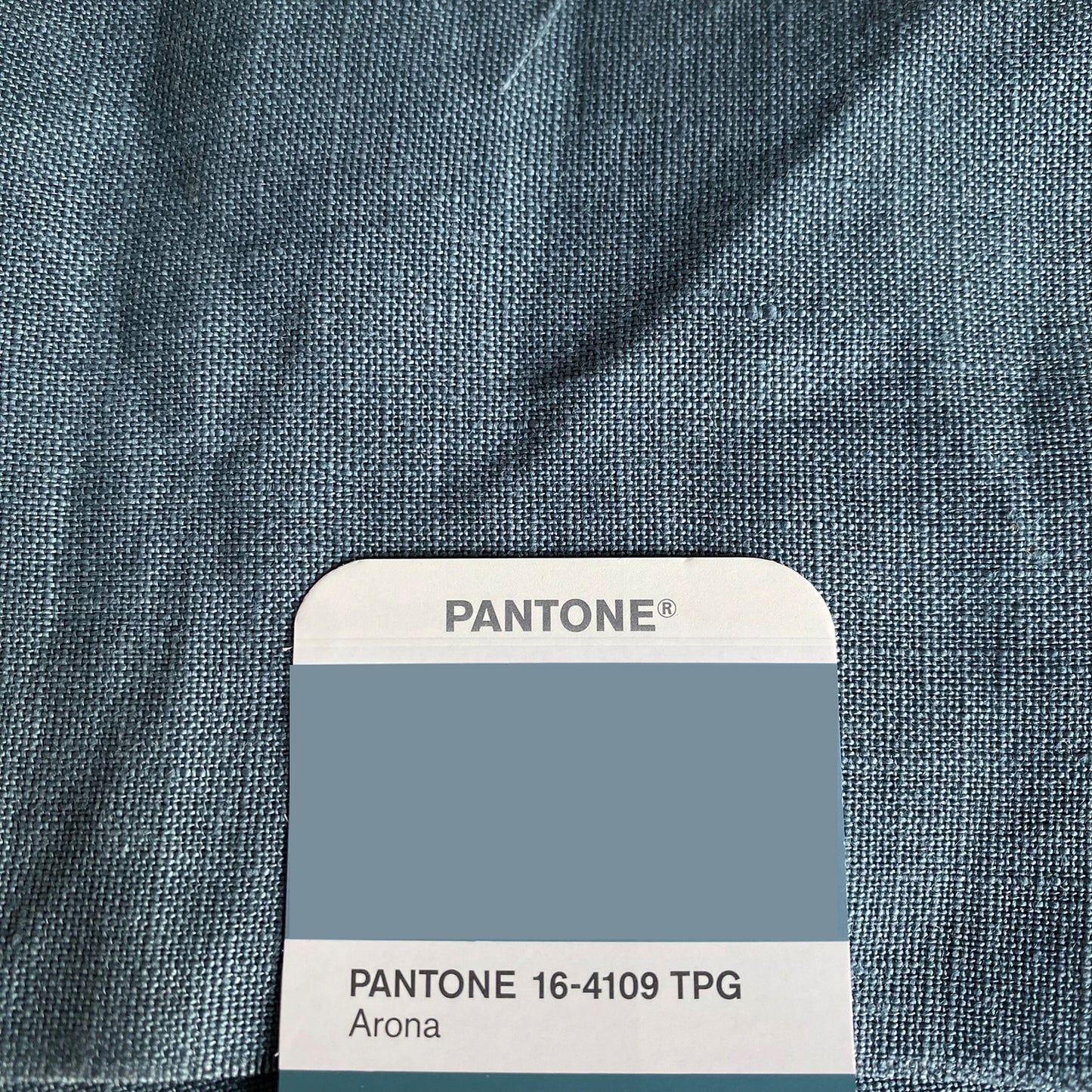 Funda de almohada lino AZUL-170gr/m2