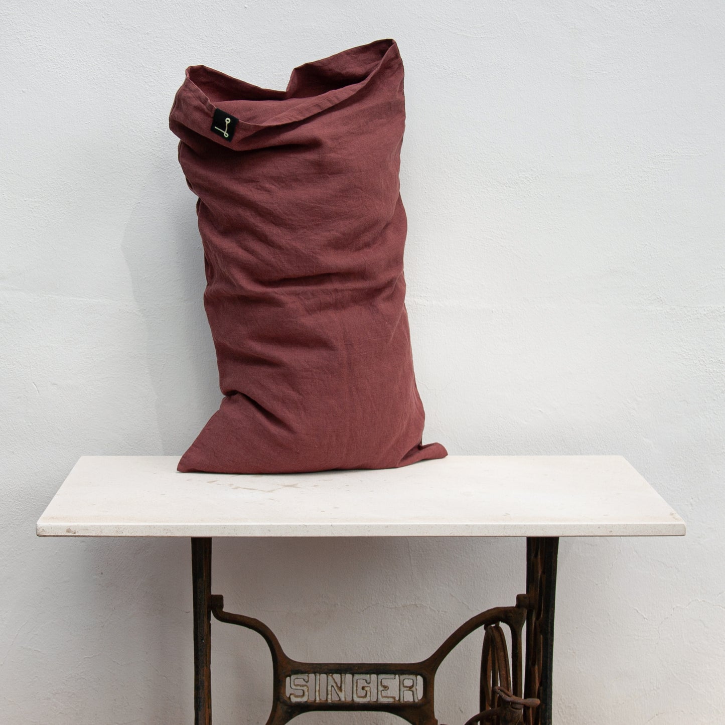 Taie d'oreiller en lin BORDEAUX-190gr/m2