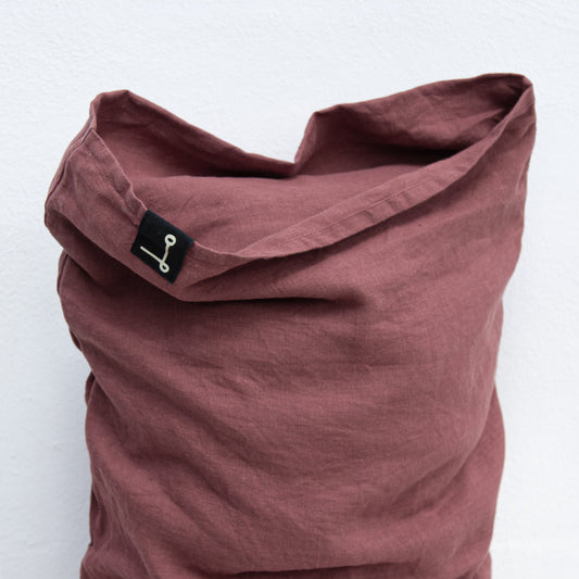 BORDEAUX linen pillowcase-190gr/m2