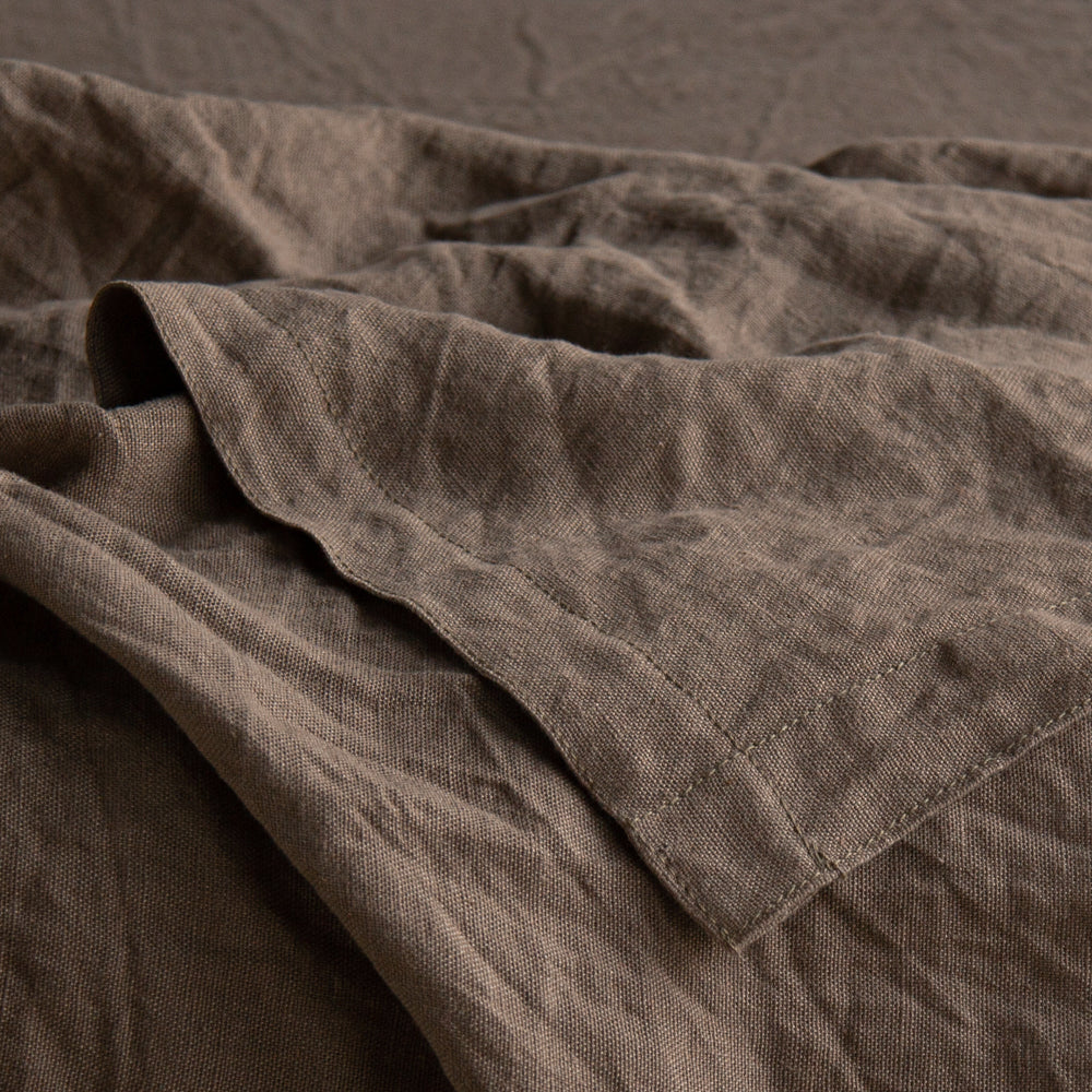 Couvre-lits en lin lavé VINTAGE