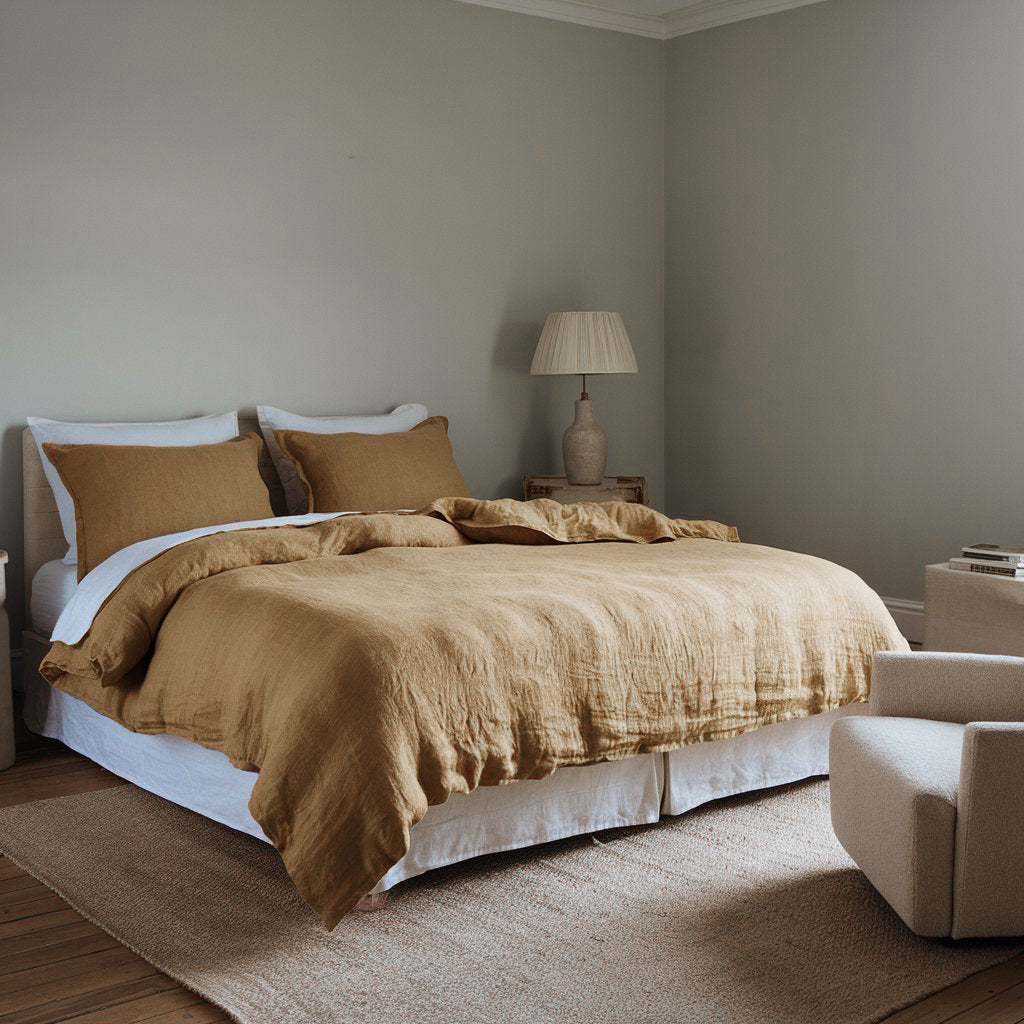 Funda nórdica lino RATÁN-190gr/m2