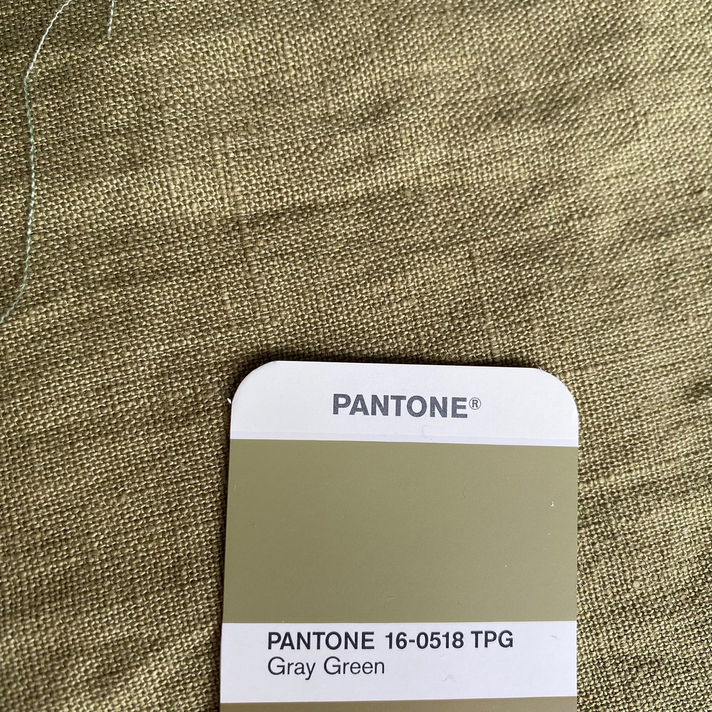 Funda de almohada lino verdes OLIVO