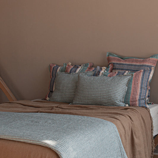 Green Istanbul bed base quilt