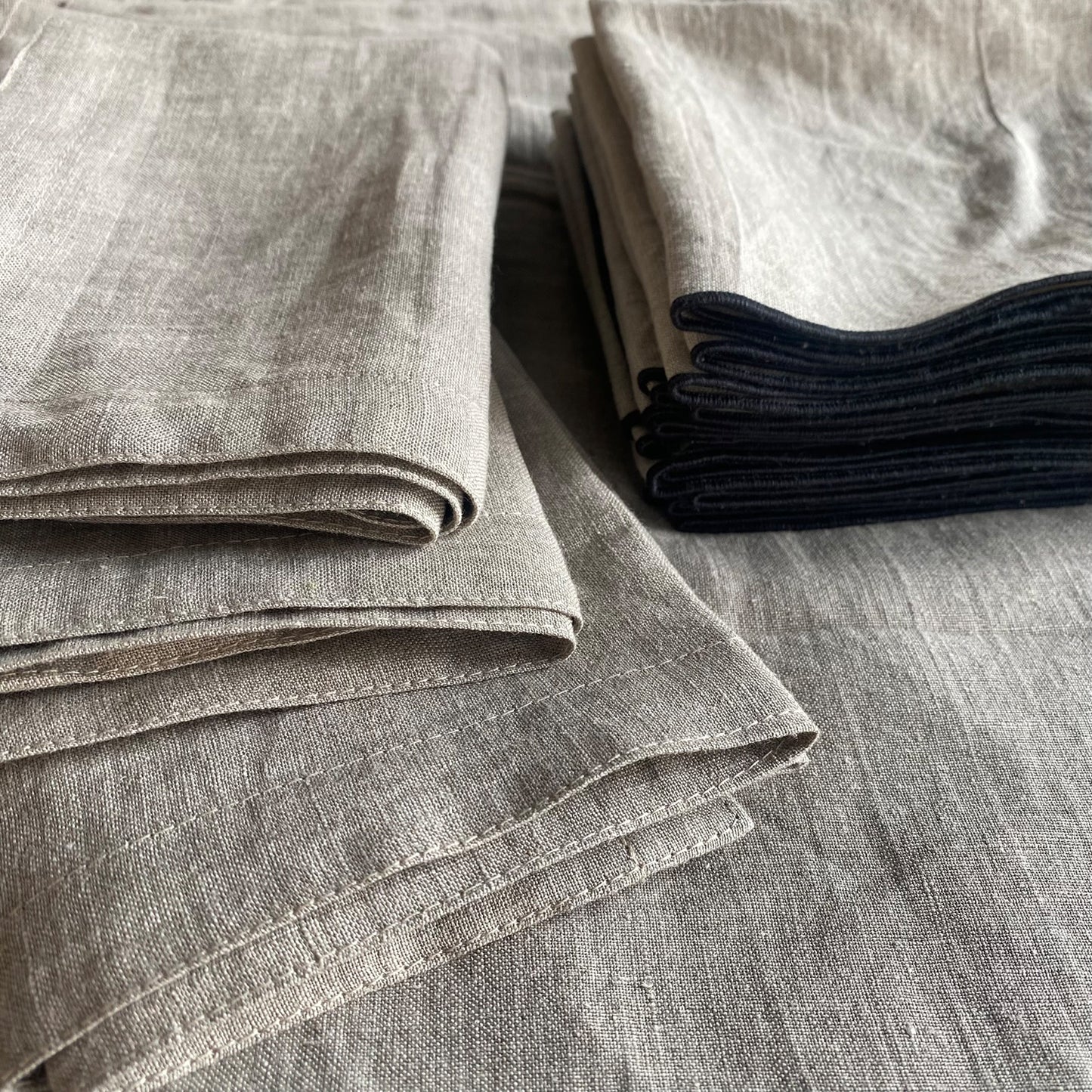 NATURAL CLASSIC washed linen tablecloth