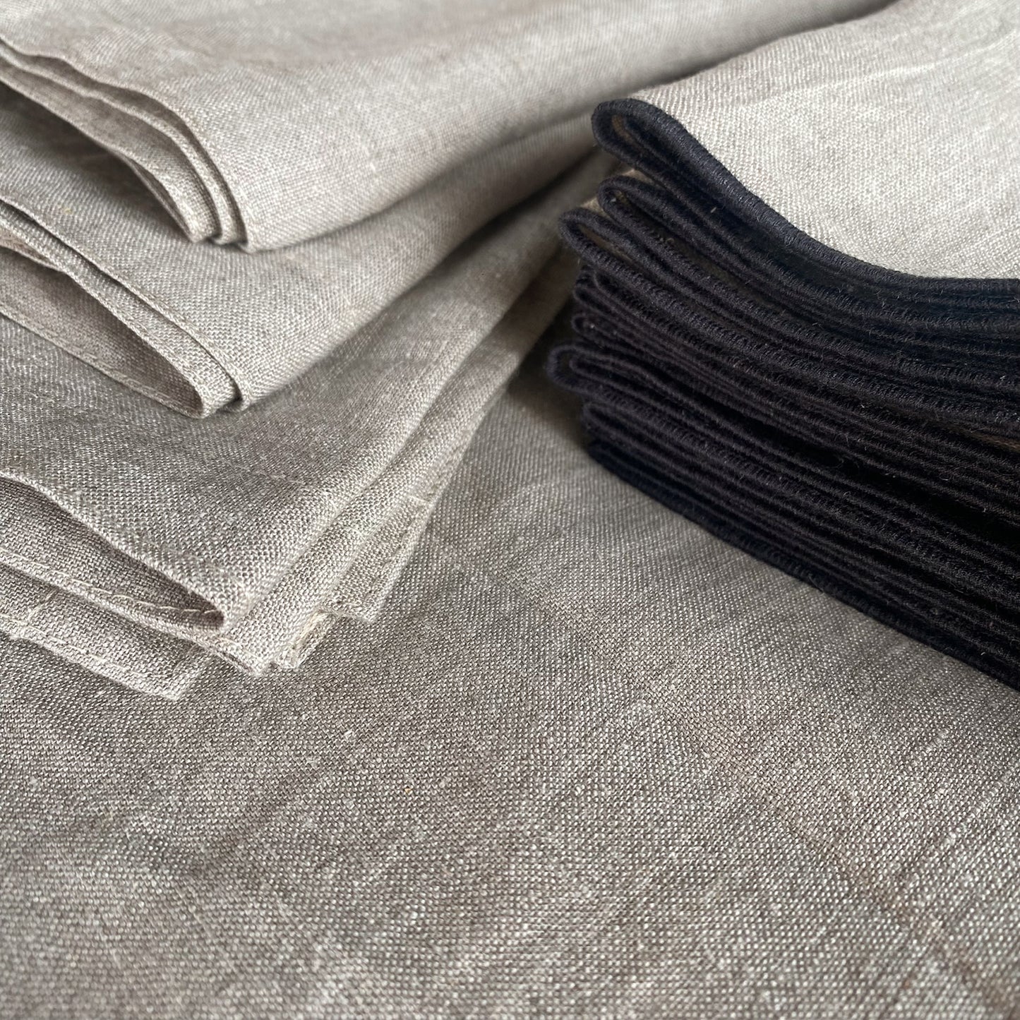 NATURAL CLASSIC washed linen tablecloth