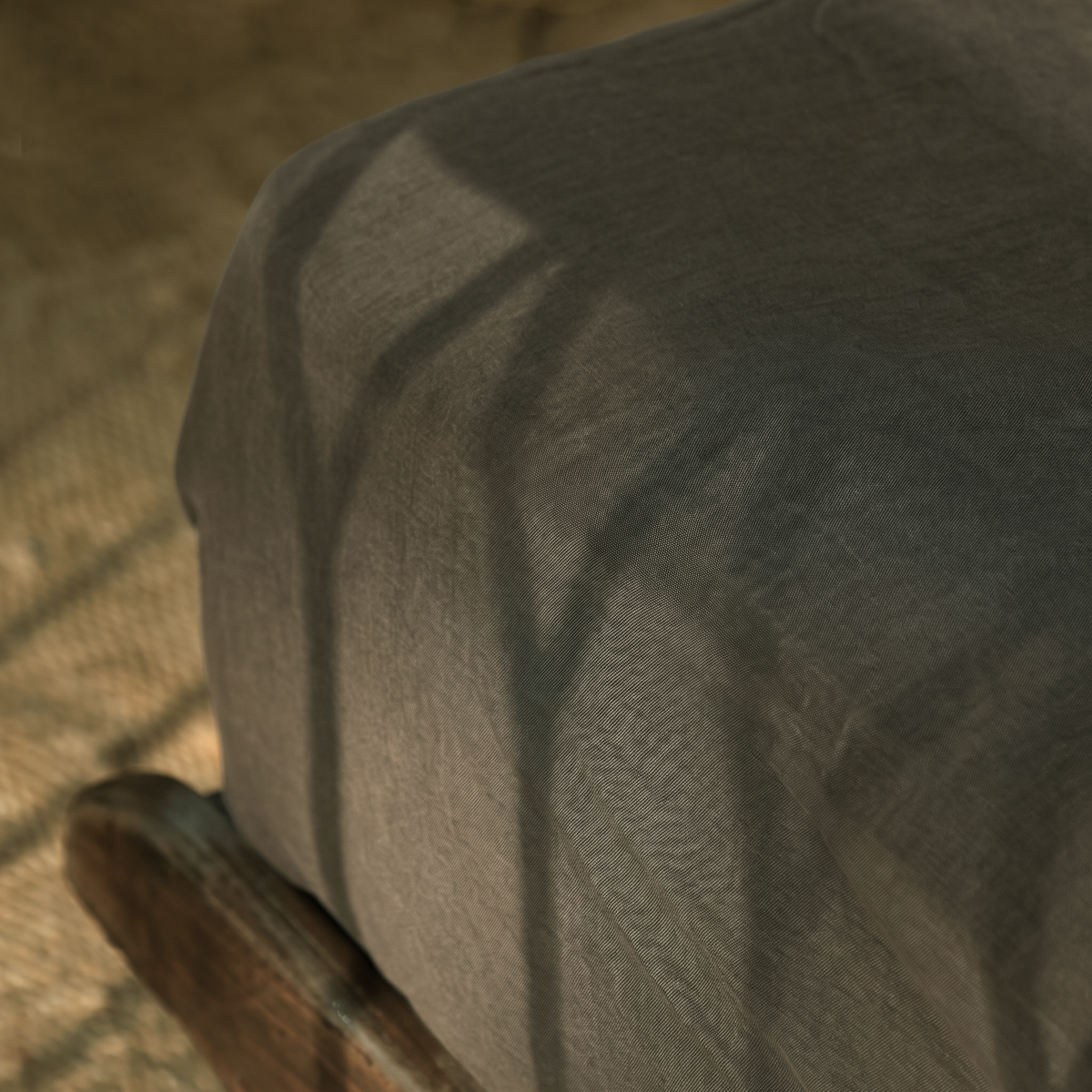 COFFEE QUARTZ Fitted Sheet—170 g/m²