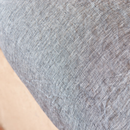 OLIVE green linen duvet cover-180gr