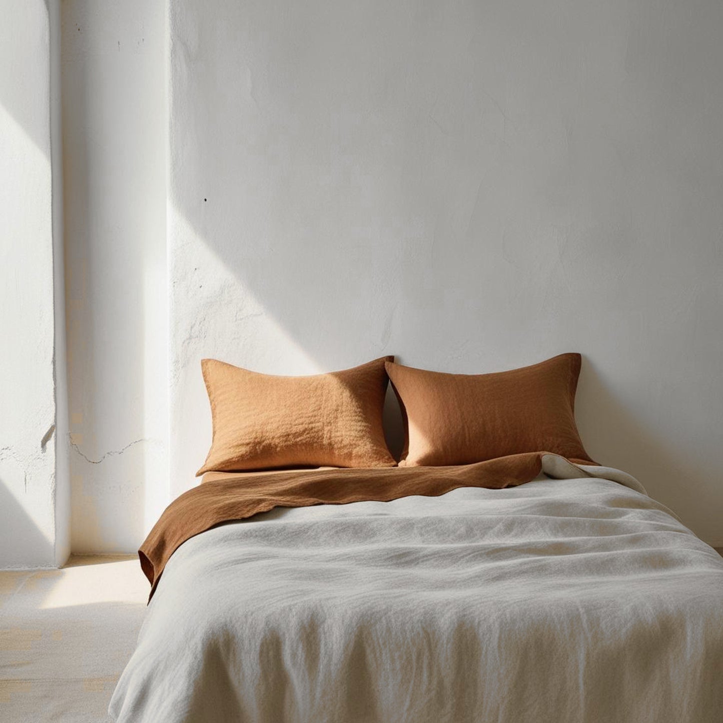 Taie d'oreiller en lin MOSTAZA outlet