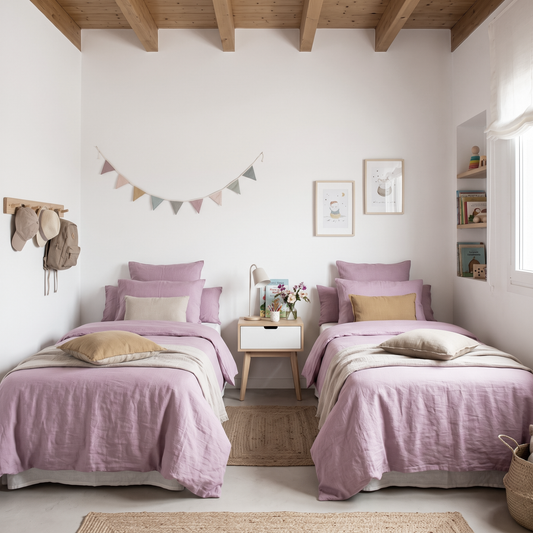 Ensemble complet en lin ORQUÍDEA - 170 g/m²