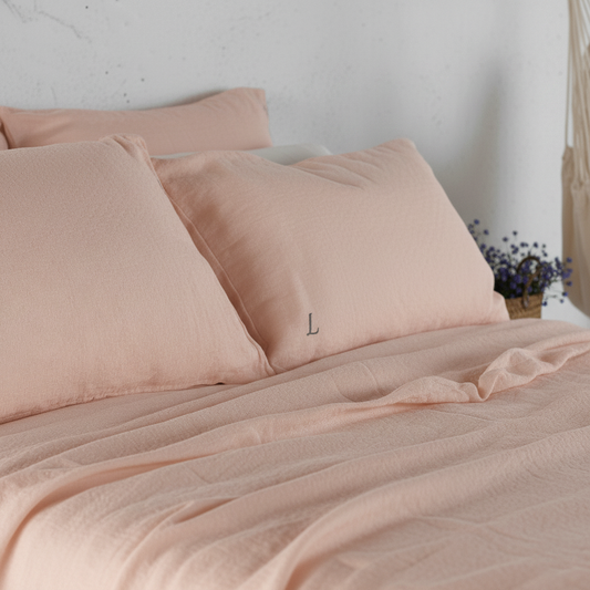 Linen pillow case MELOCOTON-190gr/m2