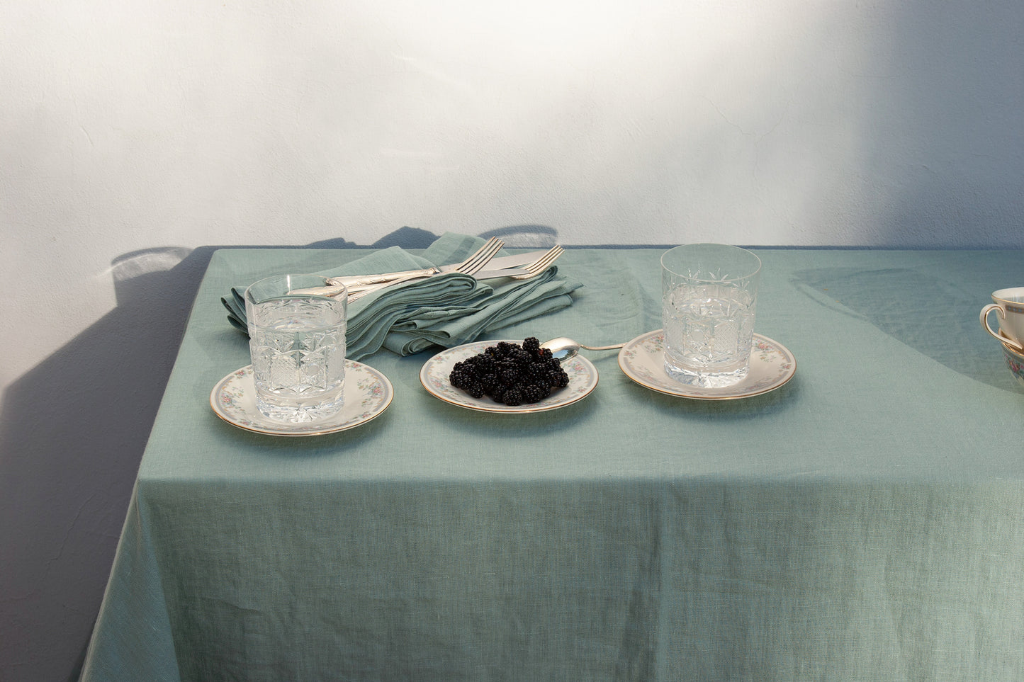 Linen Tablecloth MINT GREEN
