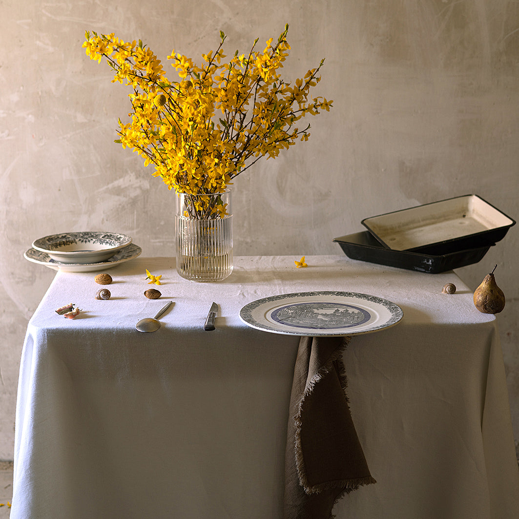 CLASSIC washed linen tablecloth