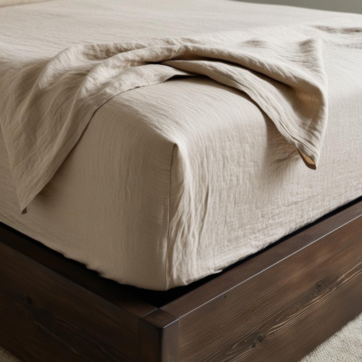 BEIGE Y SAFARI fitted sheet-180gr/m2