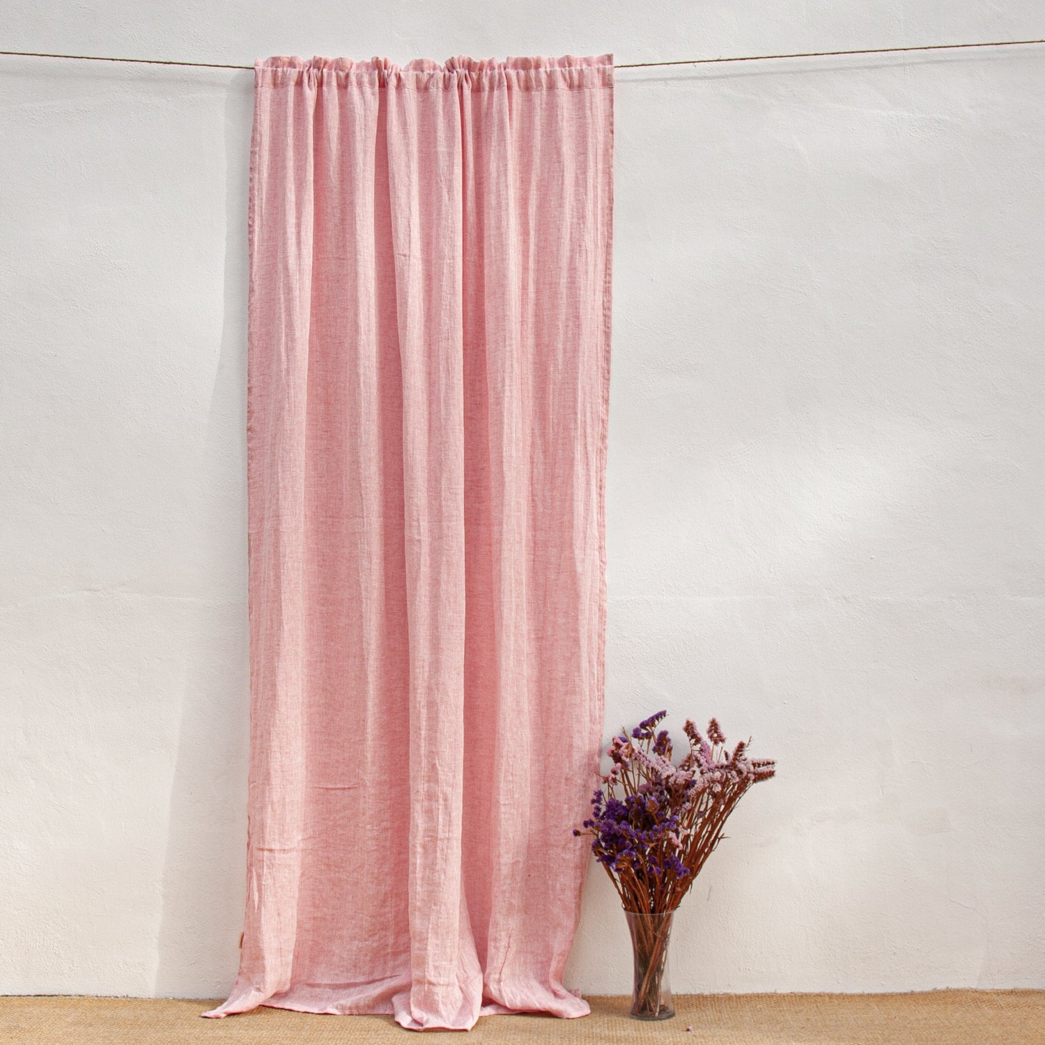 cortina-lino-color-rosa- delenzo-150gr-m2
