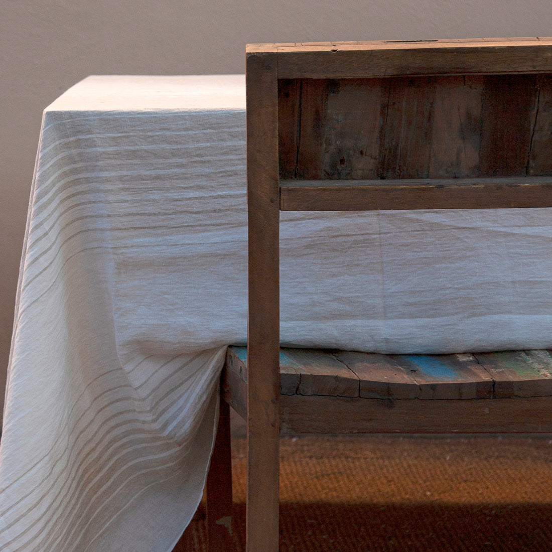 Mantel de lino crudo ELISABETH - dE.LENZO