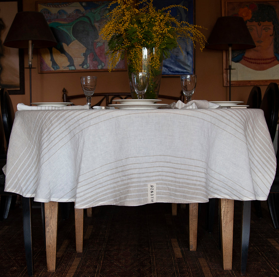 Mantel de lino ELISABETH - dE.LENZO