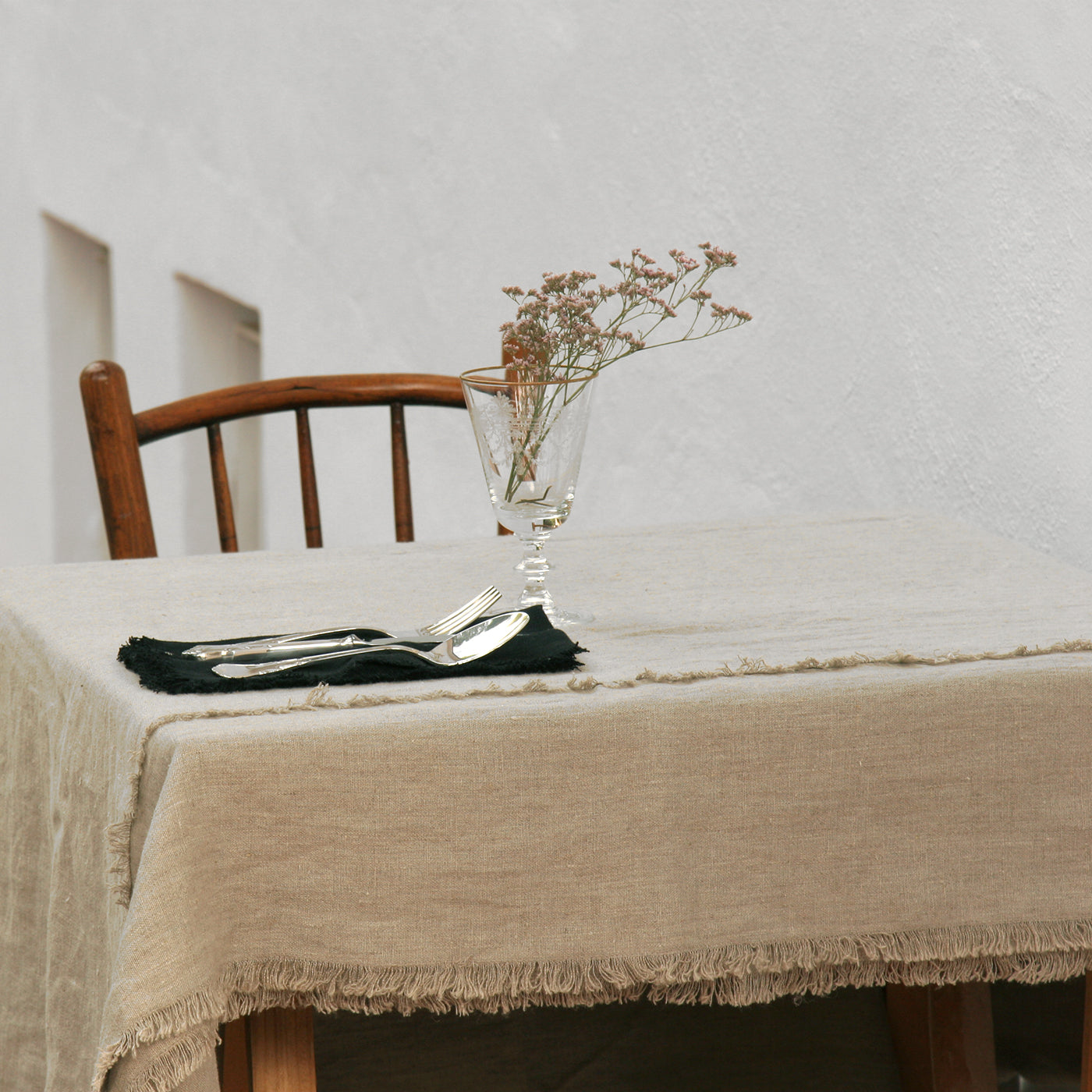 Detalles de Mantel de lino MARRAKECH - dE.LENZO