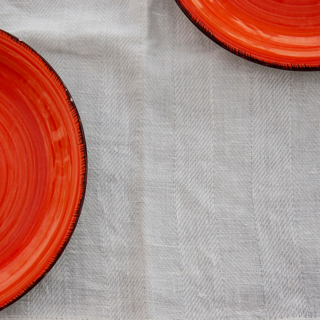 Servilletas de lino ESPIGA blanca - dE.LENZO