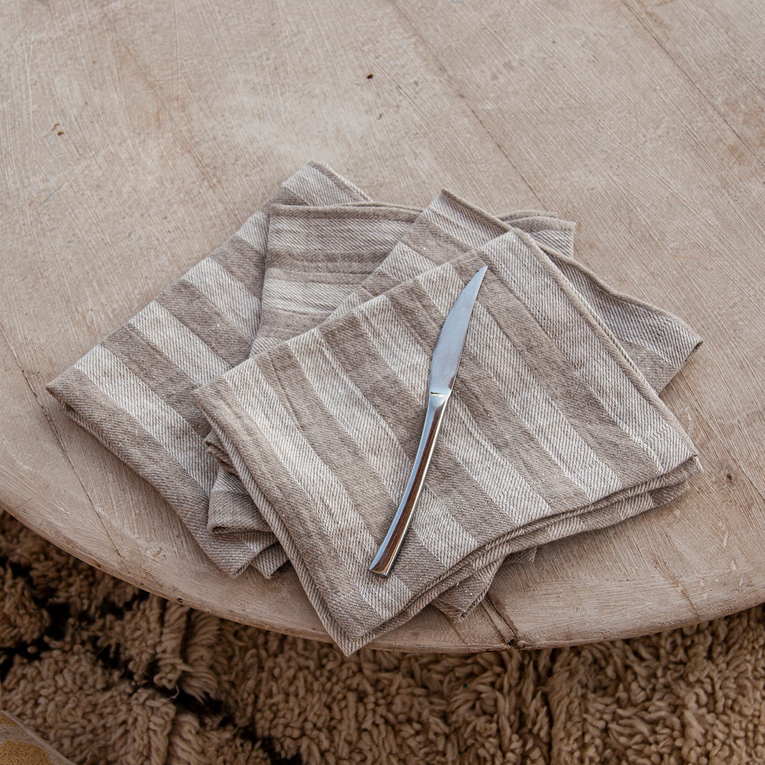 Servilletas de lino ESPIGA naturales