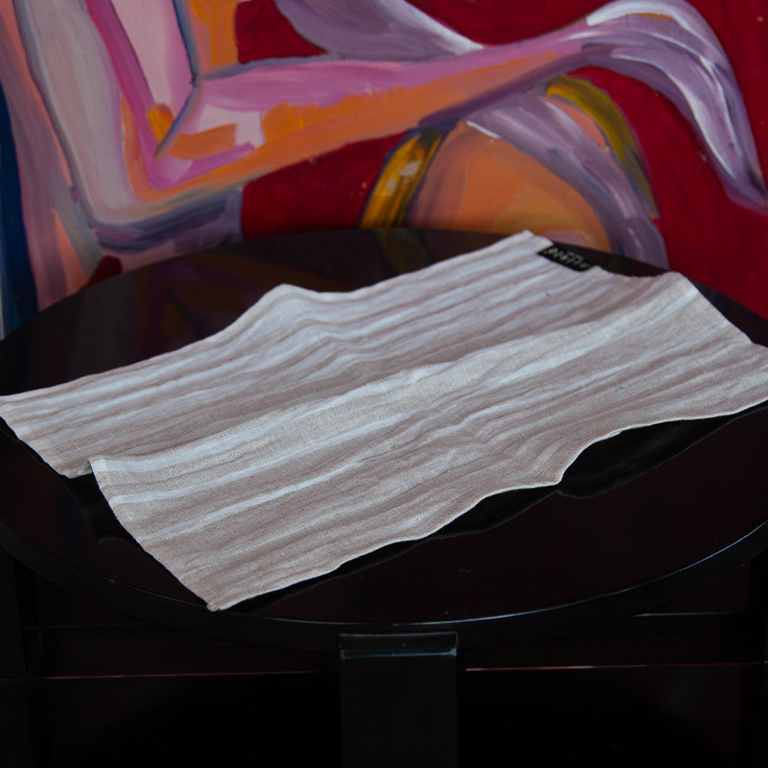 Servilletas de lino raya Elisabeth