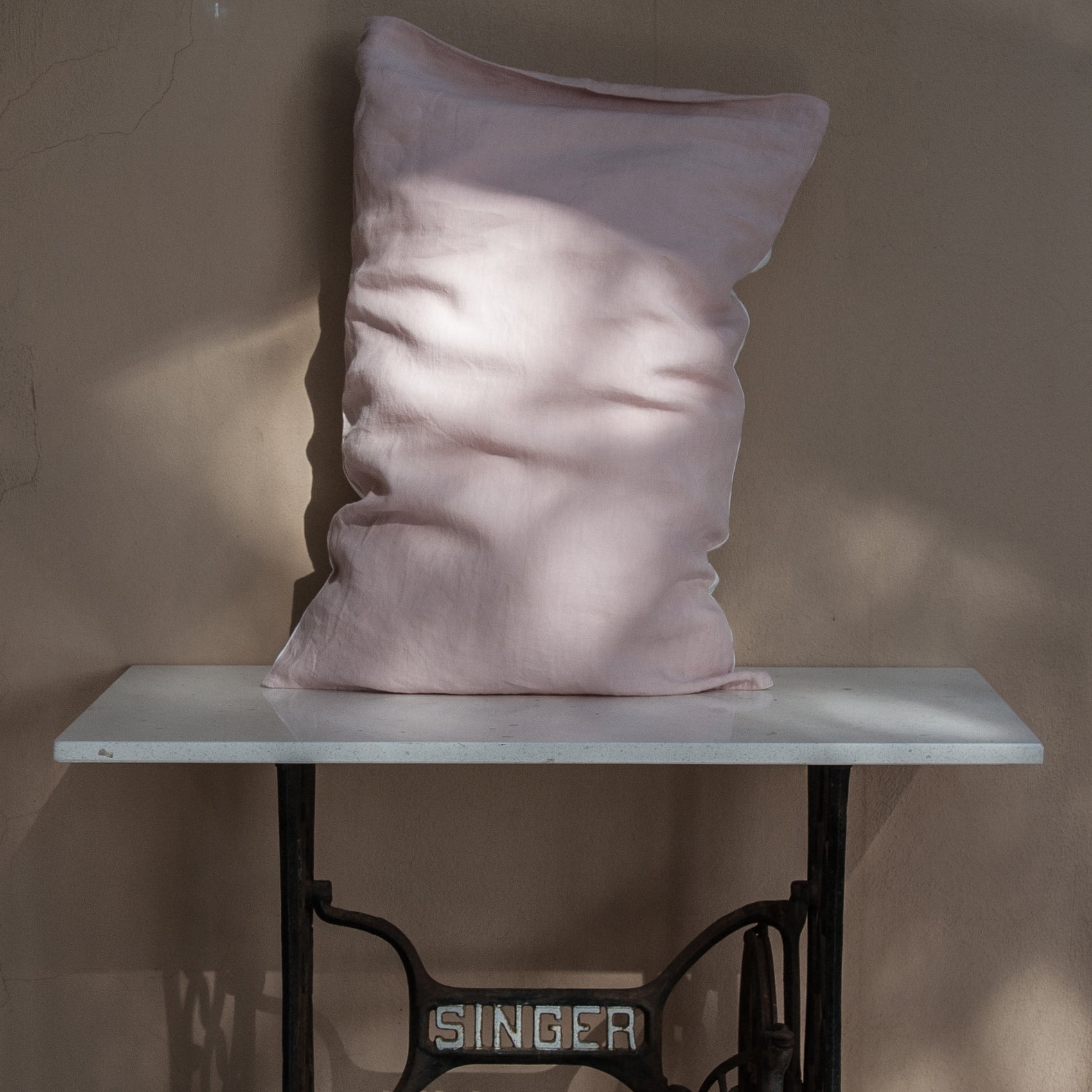 Funda de almohada de lino ROSA - dE.LENZO