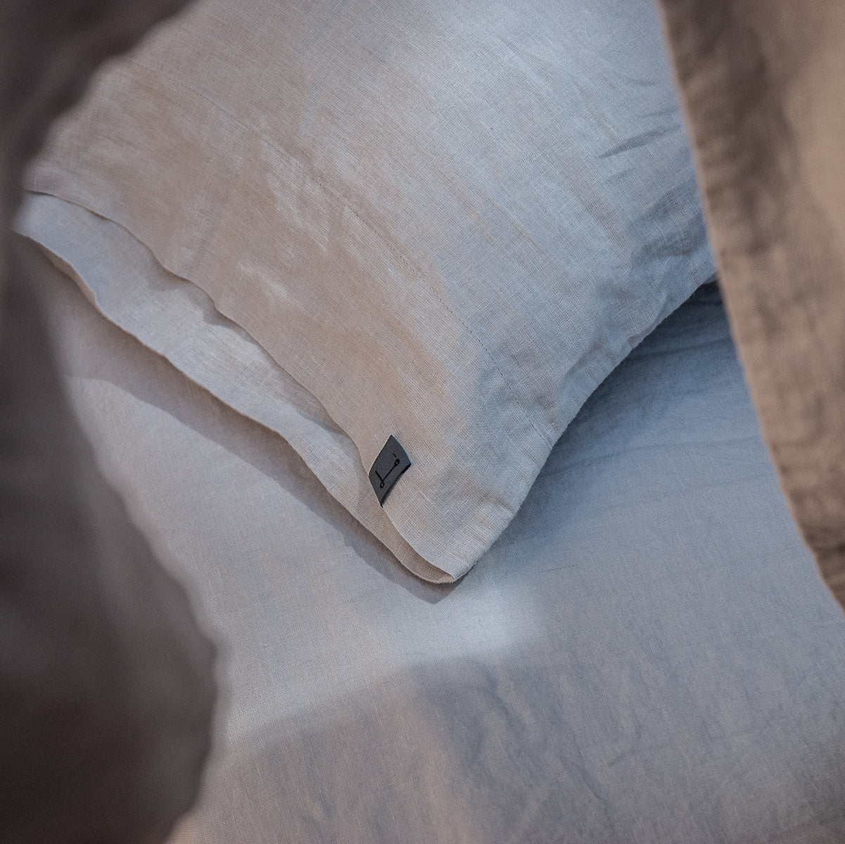 Funda de almohada GRIS - dE.LENZO