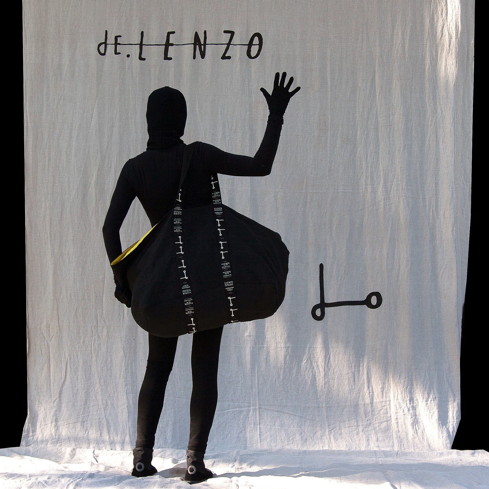 Shopper bag XXL- NEGRA - dE.LENZO