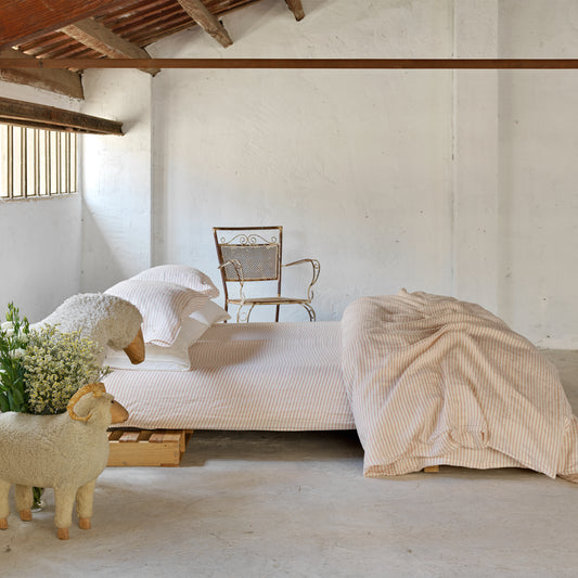 Juego completo lino MARINERO ROSA - dE.LENZO