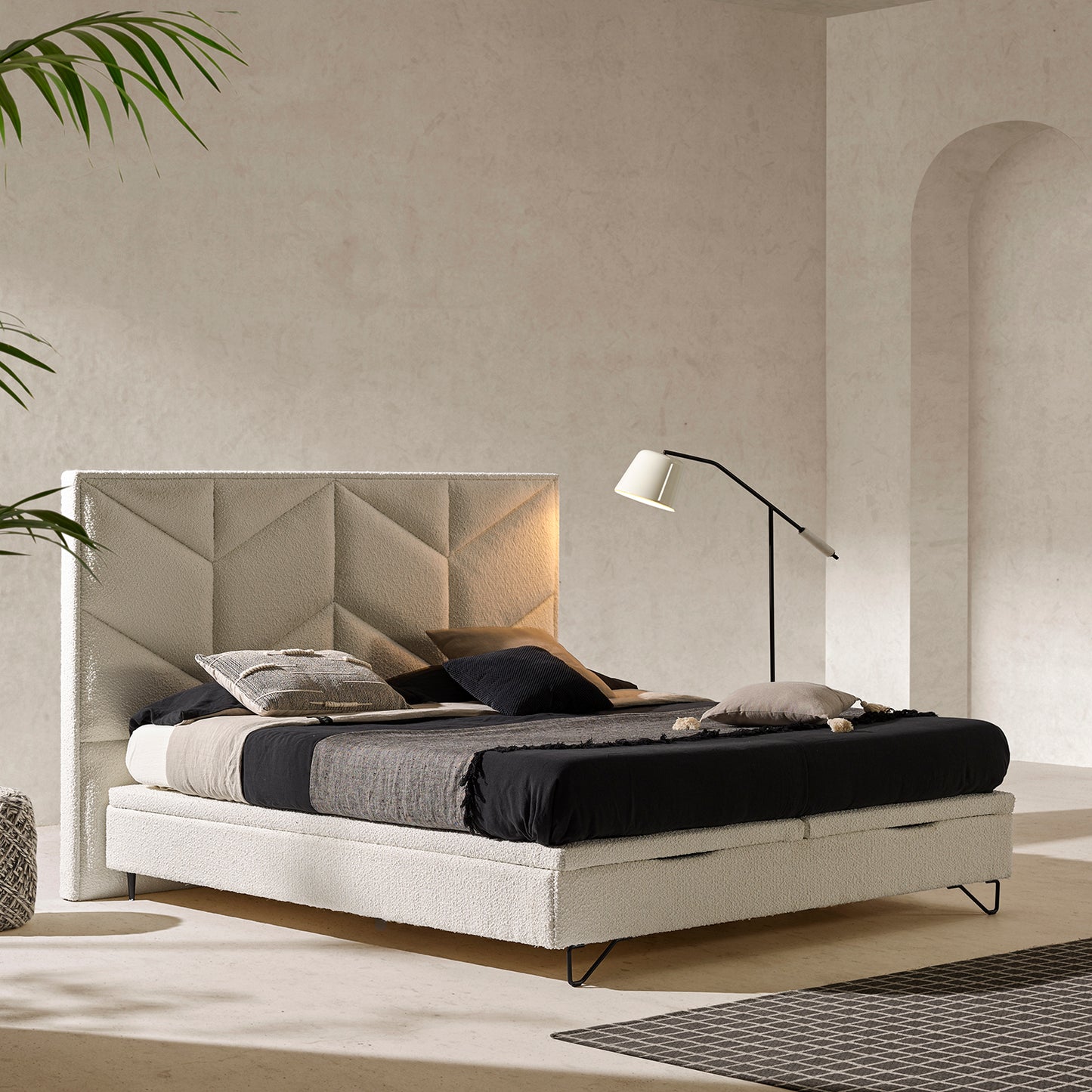 Ensemble de draps en lin NOIR-170gr/m2