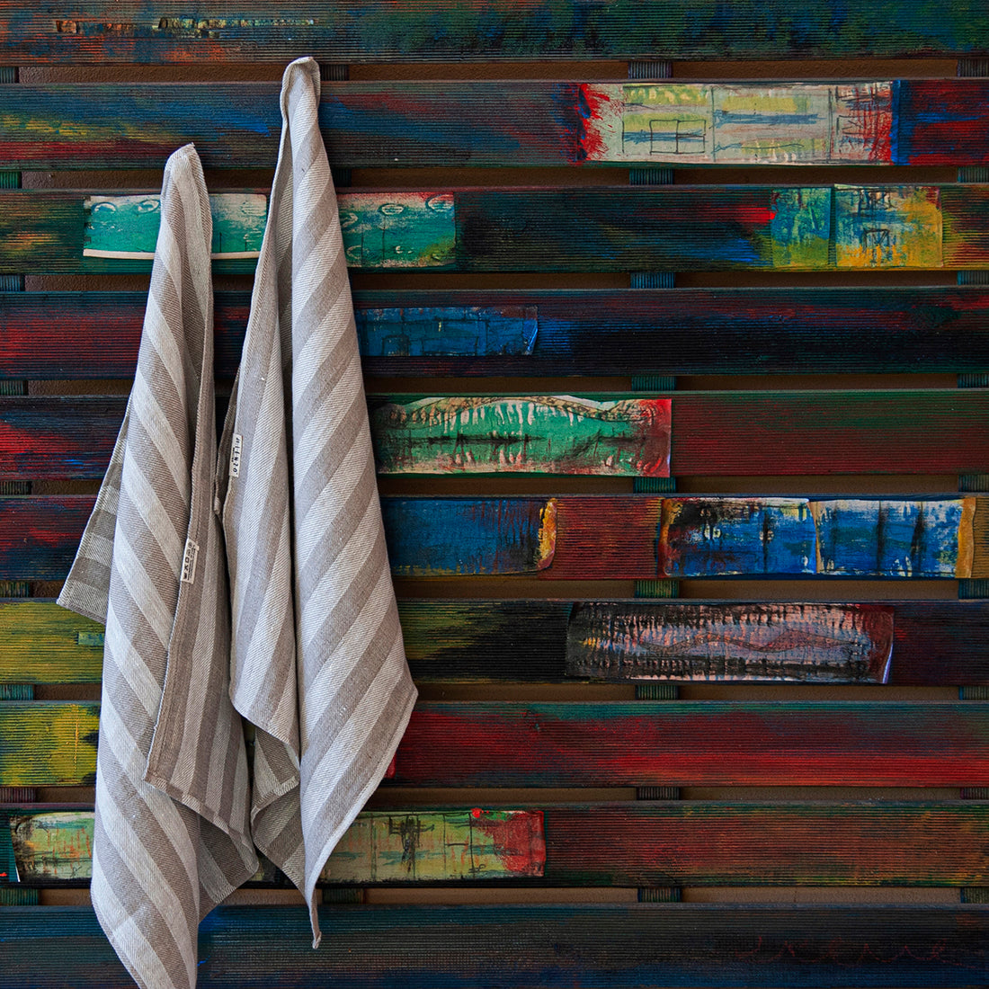 Paños de cocina de lino - dE.LENZO