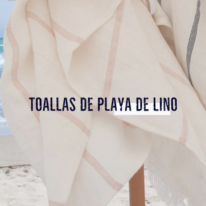Hazte con una toalla de playa de lino