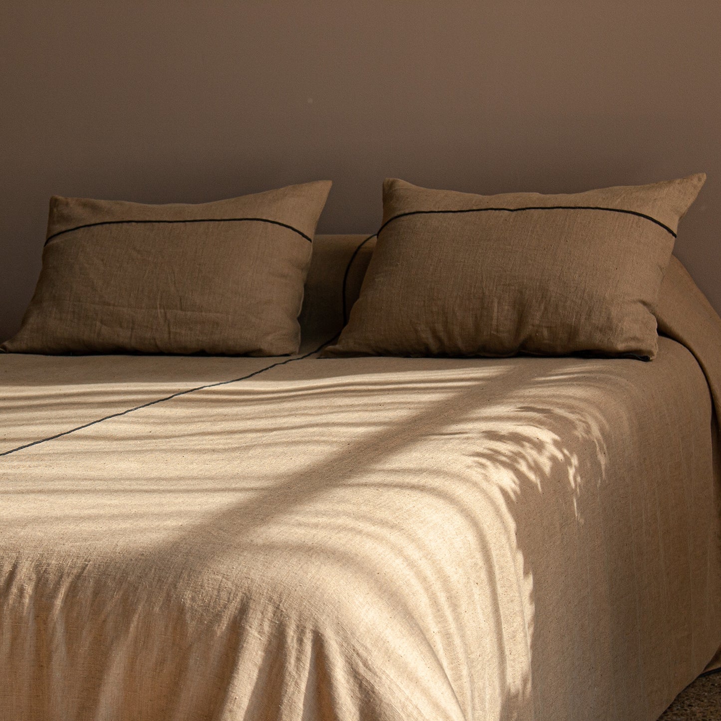 CLASSIC GREY CLASSIC washed linen bedspread and plaid