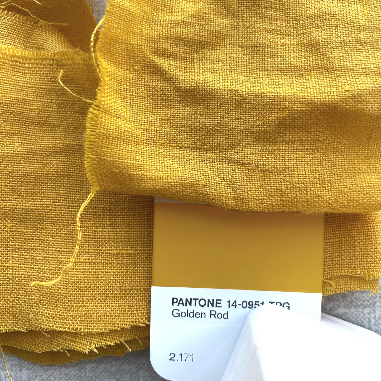 Drap plat MOUTARDE-170gr/m2