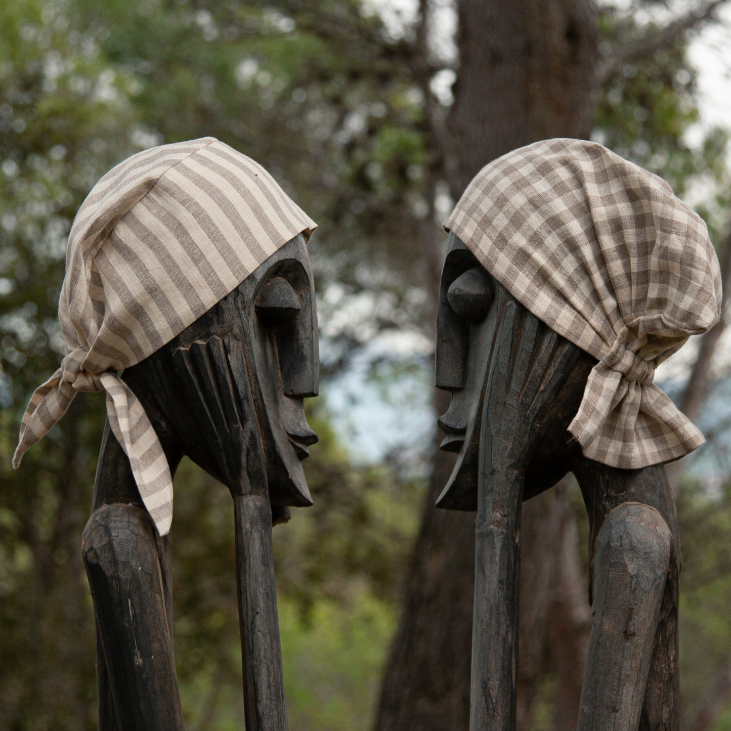 Gorros de lino