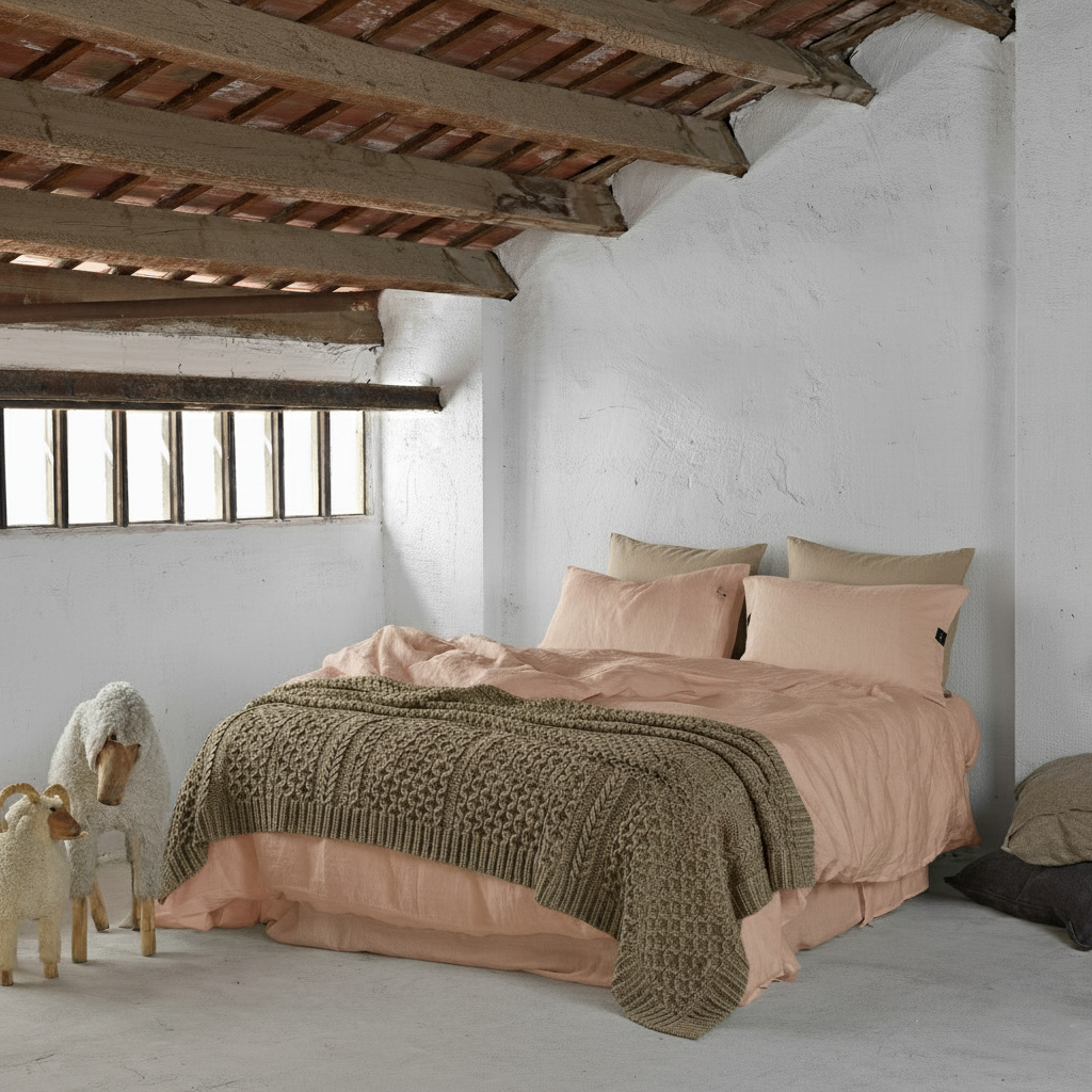 Complete set linen PEACH-190gr/m2