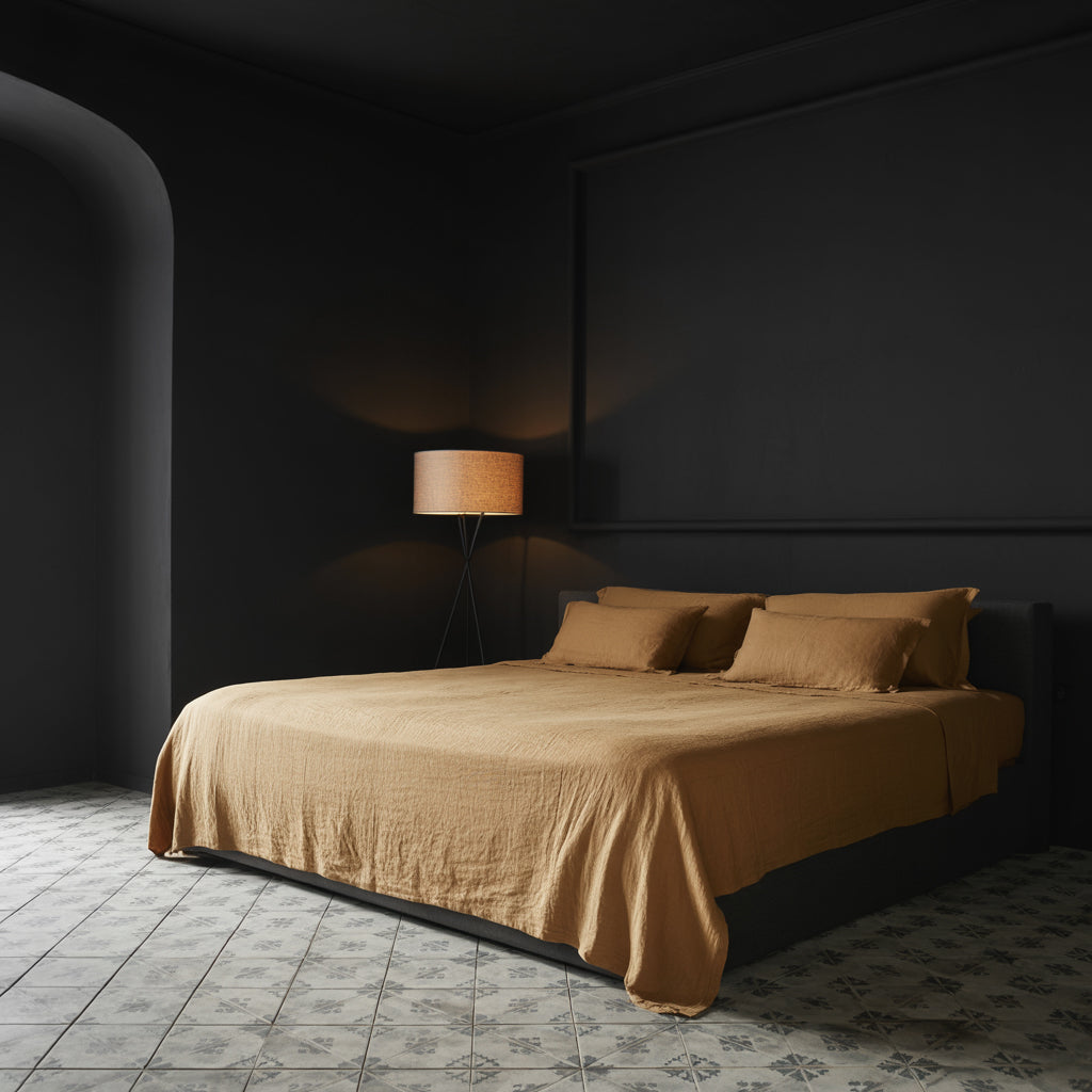 Ensemble de draps de lit en lin TUILE-180gr/m2