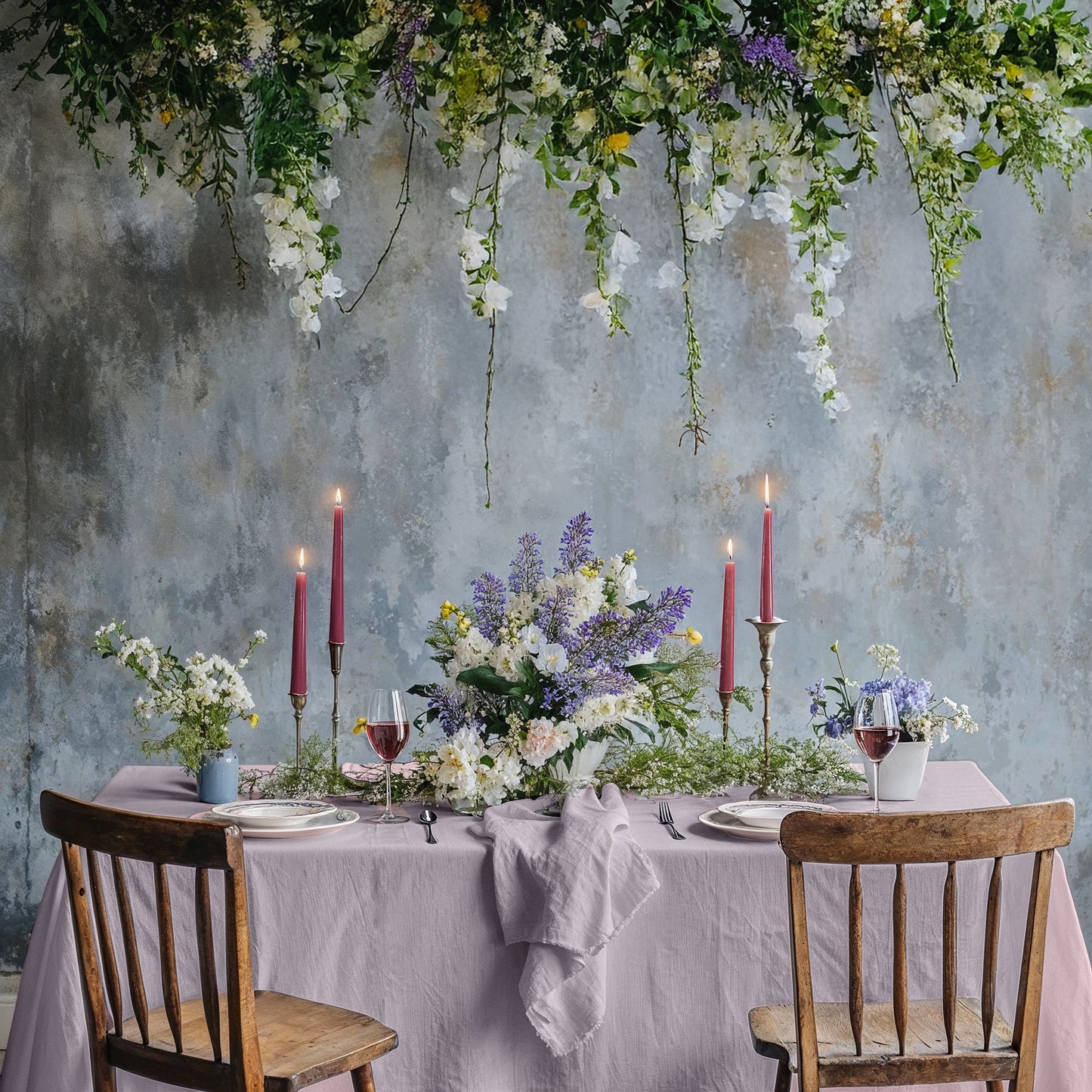 Linen tablecloth MALVA