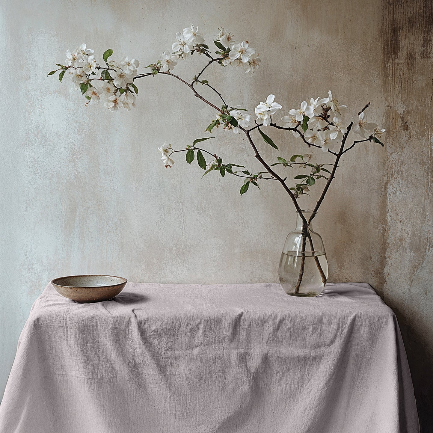 Linen tablecloth MALVA