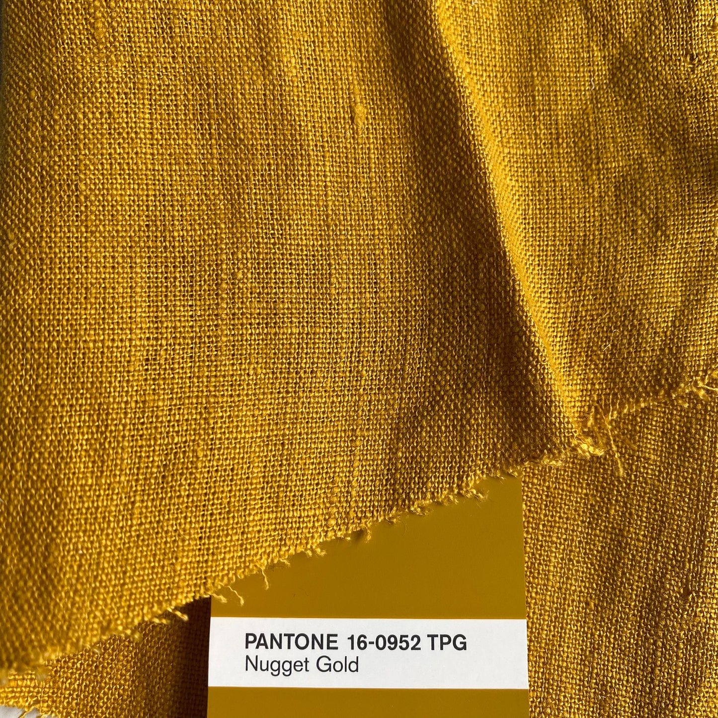 Referencia pantone de color Mostaza