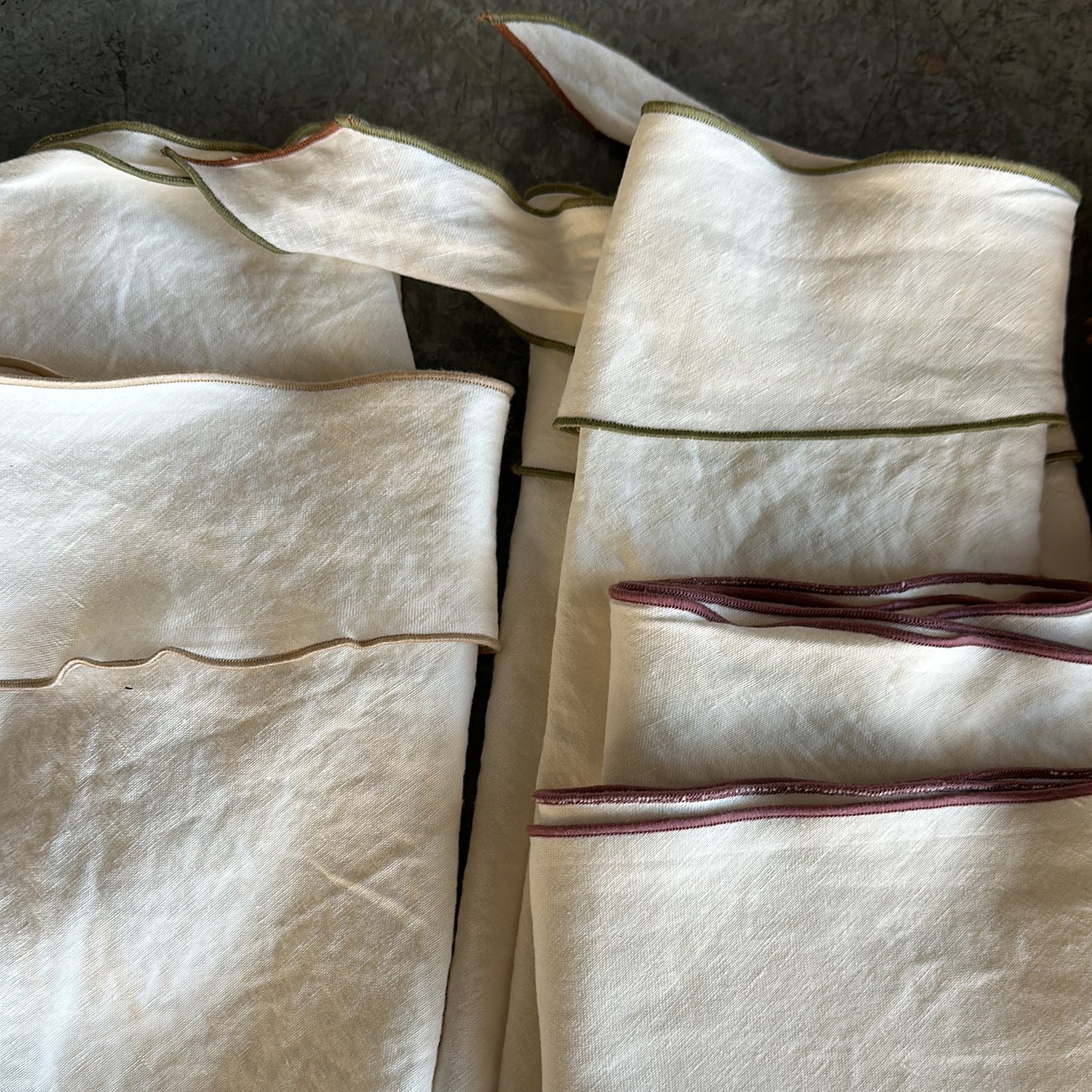 Washed Linen Scarf - Various Colors