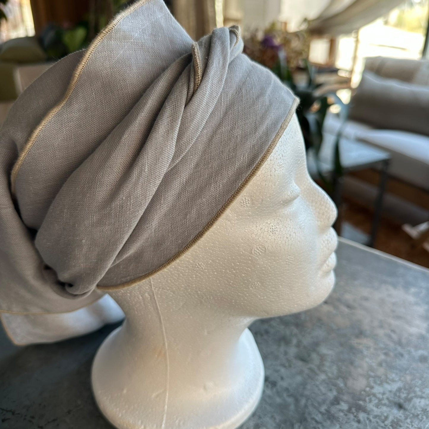 Washed Linen Scarf - Various Colors