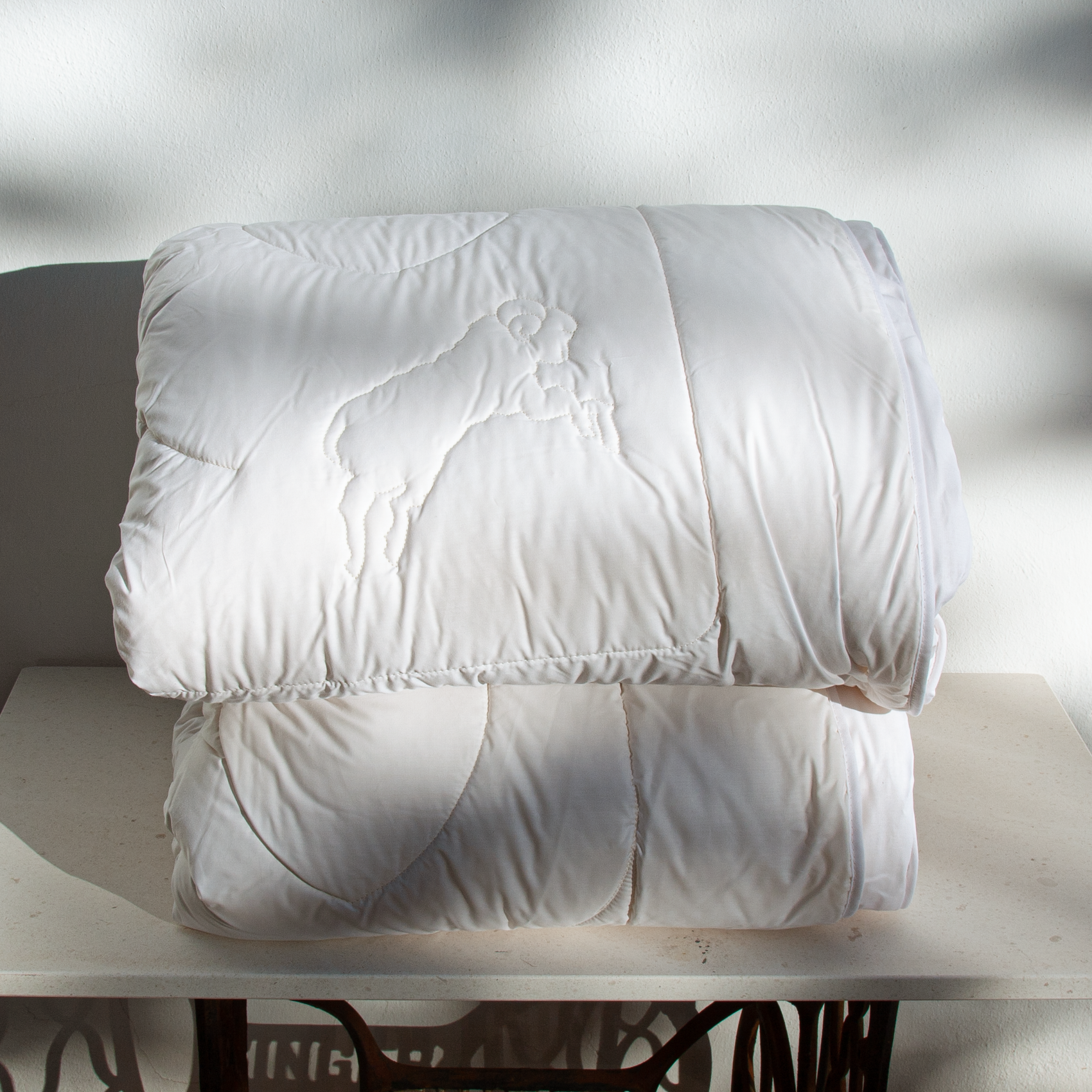 Nordic Duvet Filling made of Alpine Wool and Organic Cotton