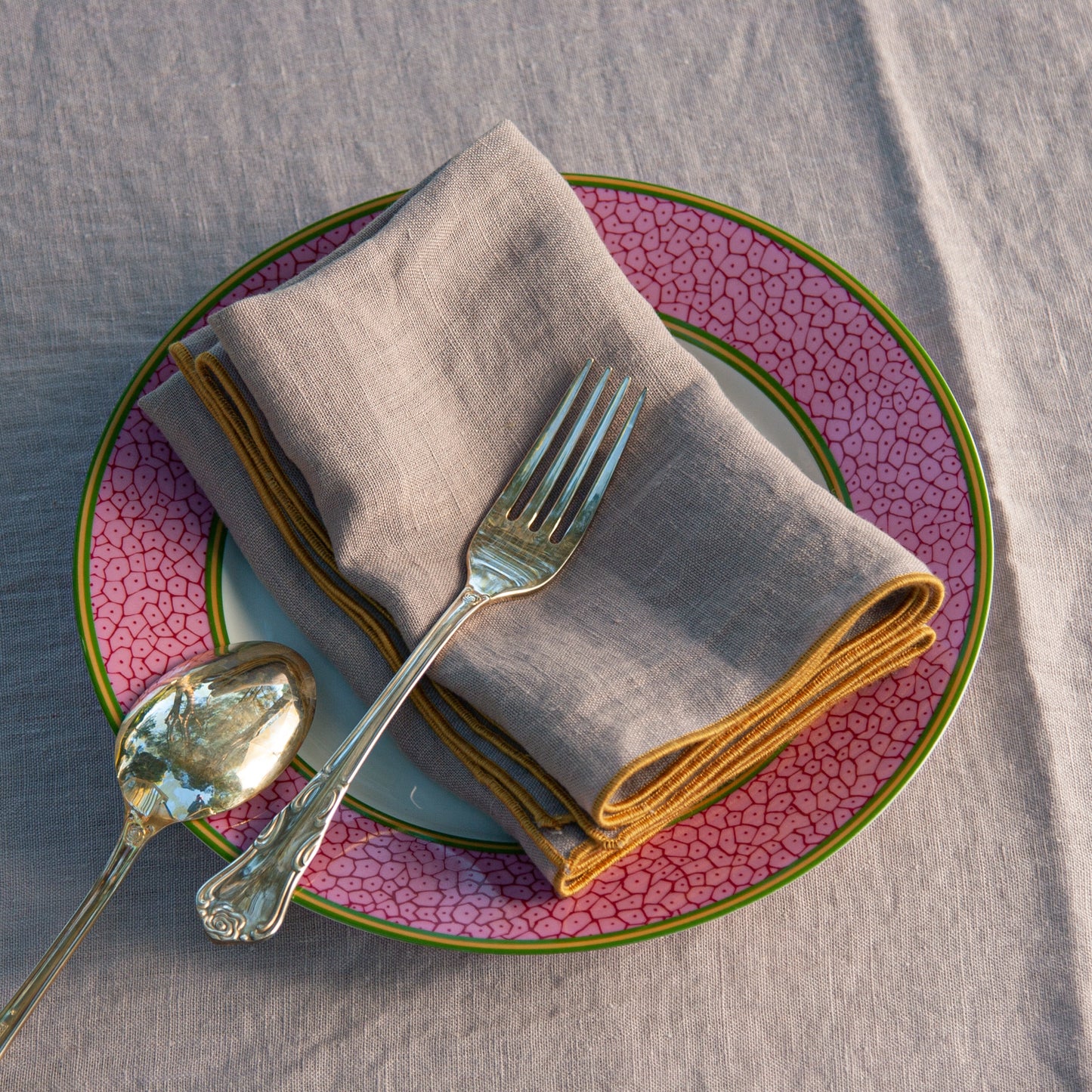 Linen tablecloth MALVA