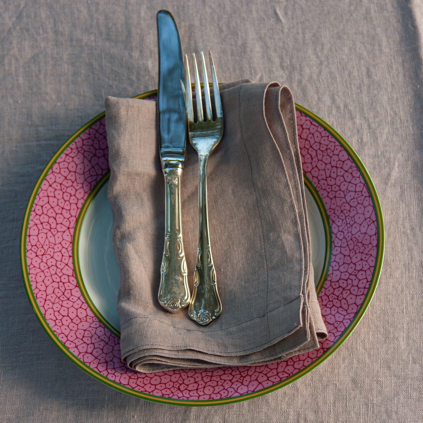 Linen tablecloth MALVA