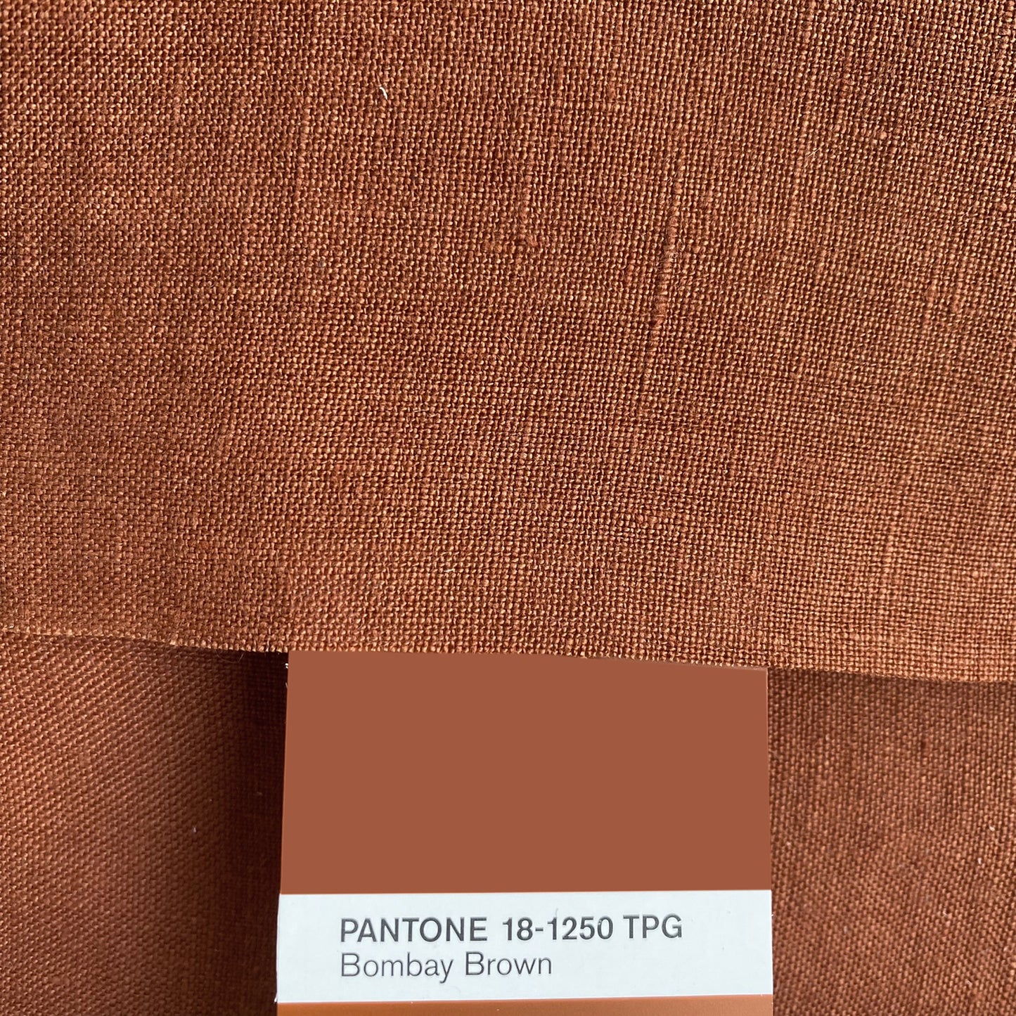 TERRACOTTA linen sheet set -170gr/m2