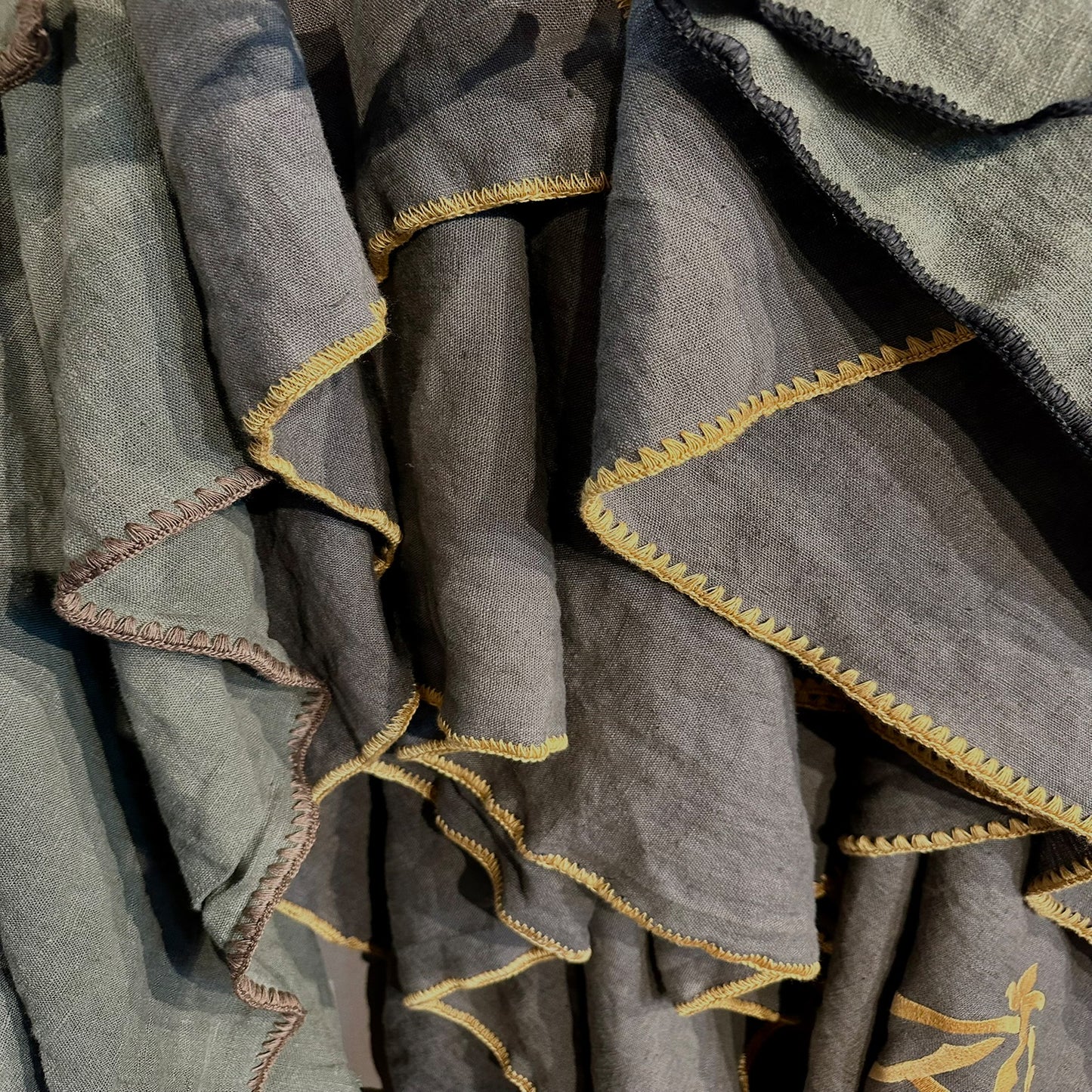 Plaids en lin lavé personnalisés pour PERSONALISED