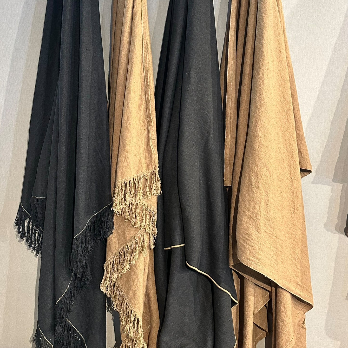 Plaids en lin lavé personnalisés pour PERSONALISED